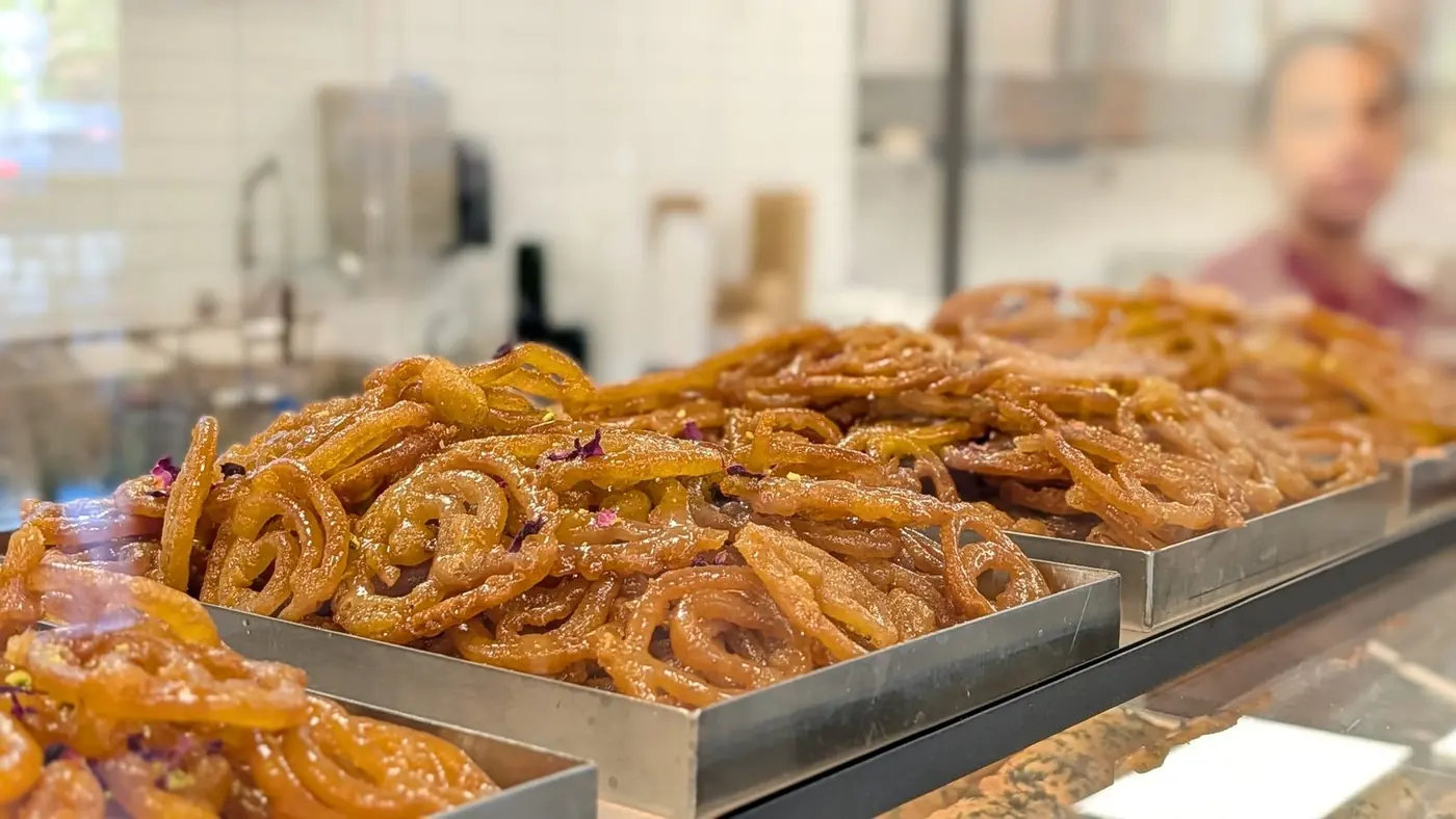 Jalebi close-up