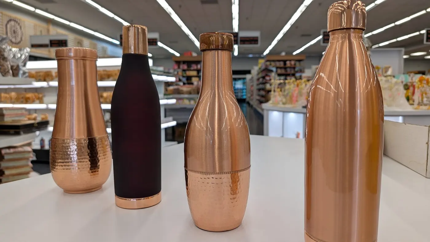 Copper water bottles
